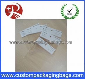 リサイクルされた印刷物の習慣包装袋、ヘッダーが付いている小さい OPP 袋
