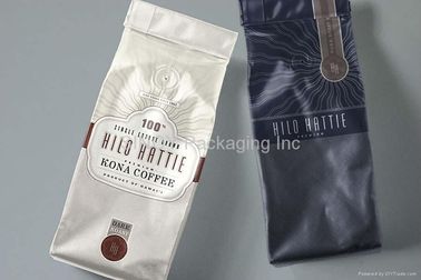 弁が付いているアルミ ホイルのコーヒー包装袋