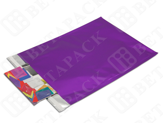 袋を郵送する紫色ペット アルミニウム保護郵送袋