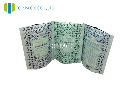緑の食糧粉のための並べられた Ziplock が付いている Alumimum のホイルによって印刷される薄板にされた袋