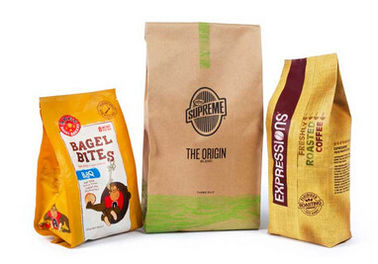 コーヒー豆/種/破片のための単一の側面のシールの袋の食品包装