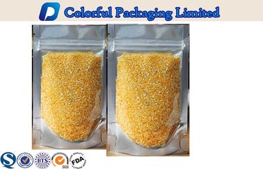 250g 食糧ジッパーのアルミ ホイルは明確な窓が付いている袋を立てます