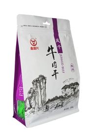 カスタマイズされた現代食糧平底の袋のビーフ・ジャーキーの包装