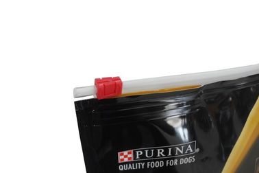 再封可能 ペット/NY PE はスライダーの袋のグルメ食品の包装を立てます